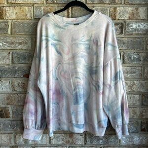 Wild fable super soft marbled sweatshirt